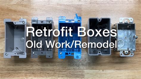 rework junction box|retrofit electrical box.